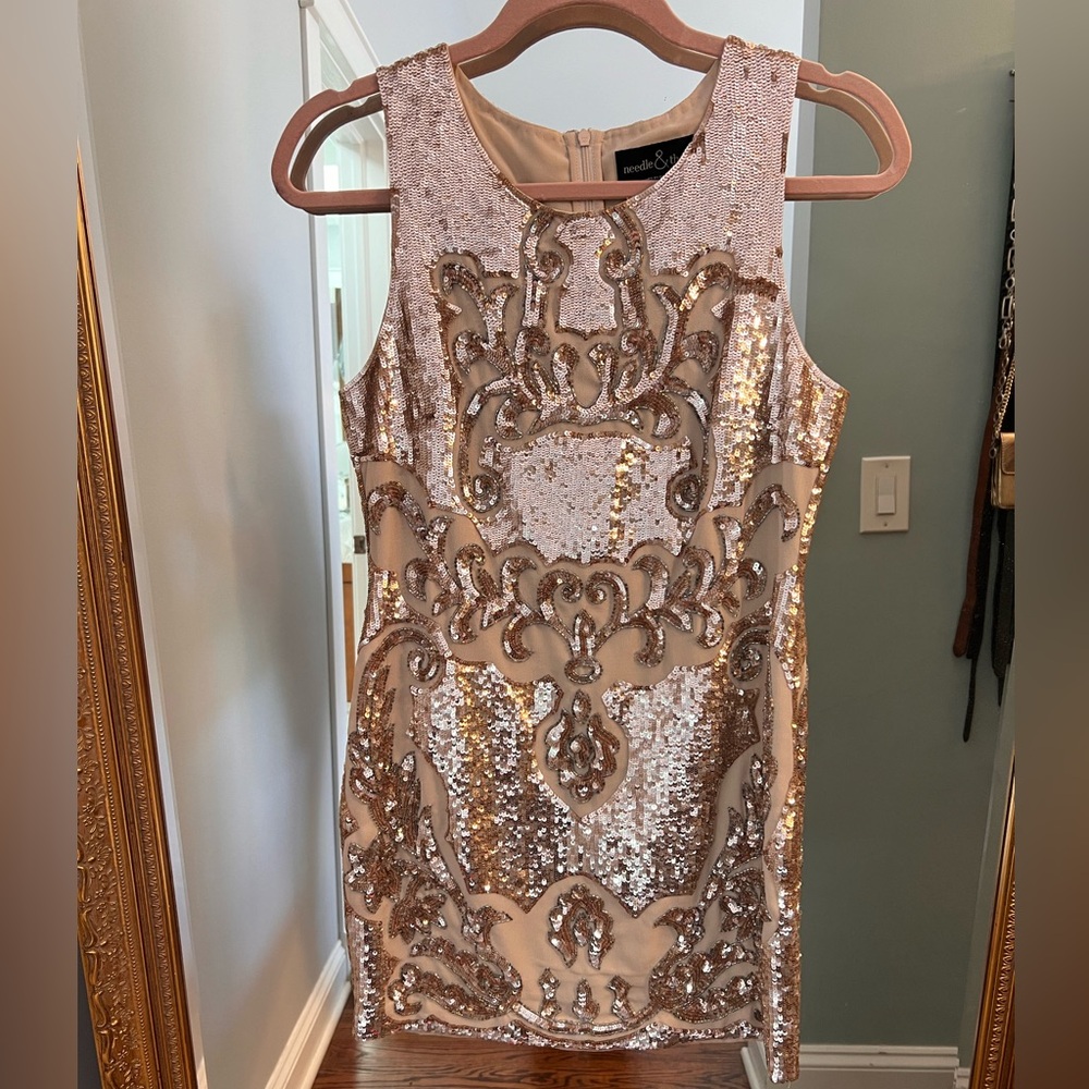 Sequin mini dress